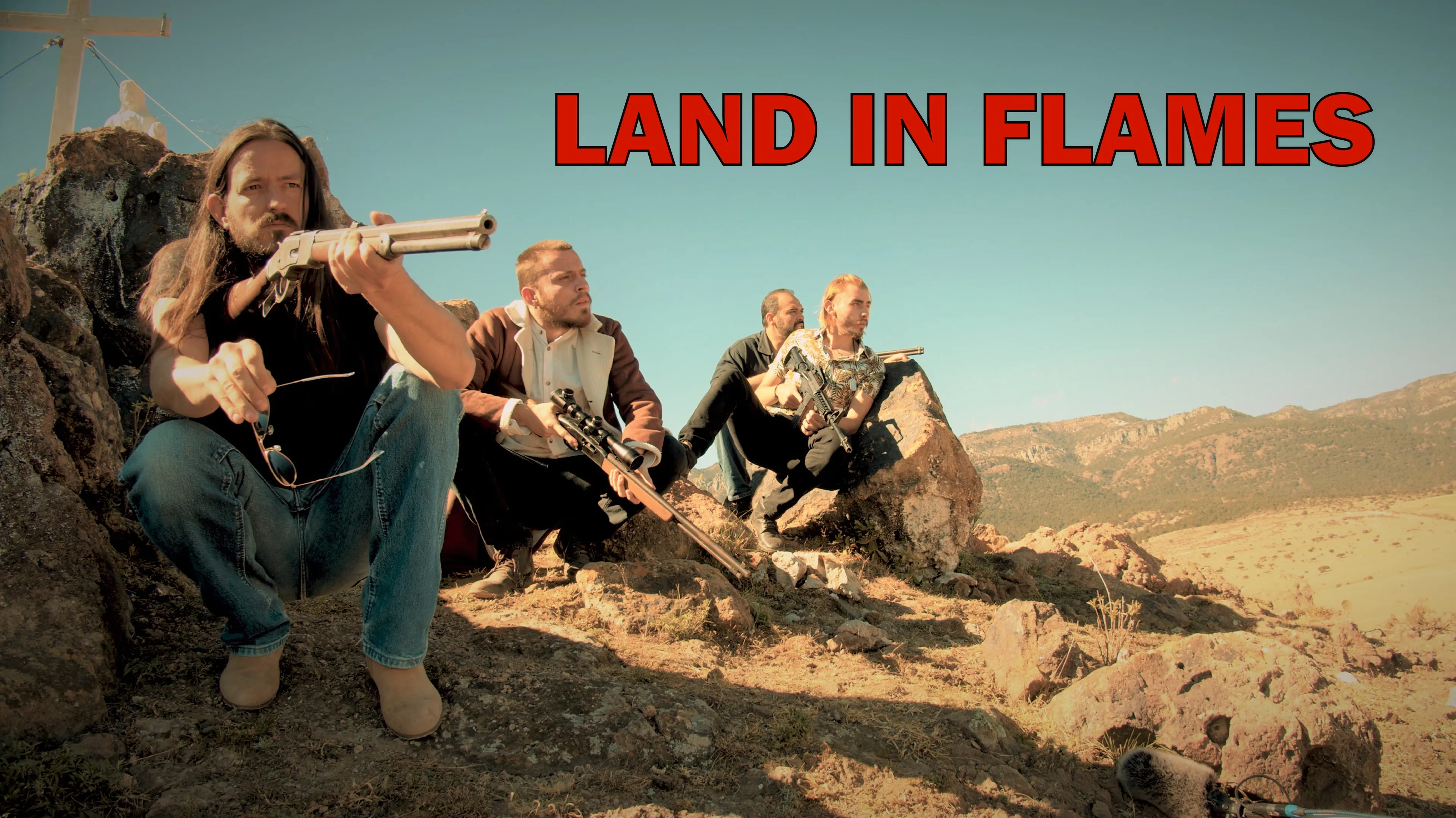 Land in Flames poster